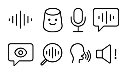 Voice Technology Icons
