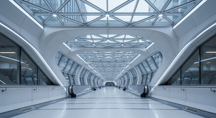 Modern Pedestrian Tunnel Beneath City Intersection