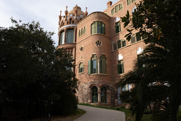Naklejka premium Barcelona Art Nouveau Museums, Spain. (Arquitectura modernista). Sant Pau hospital, Barcelona.