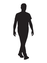 Man standing silhouette