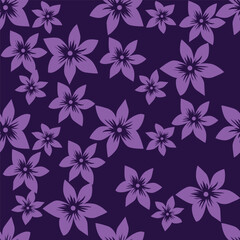 seamless pattern with flowers