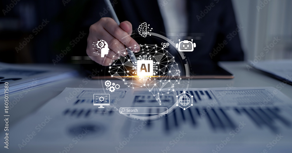 Poster ai assistant with llm, big data, machine learning, and generative ai powers prompt engineering and s