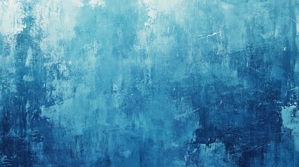 Obraz premium Vibrant cold blue and white ice color abstract paint background wallpaper