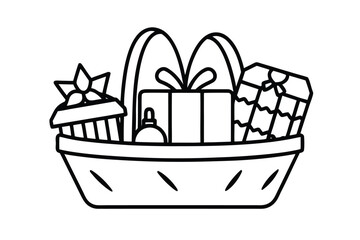 Miniature Gifts In Basket