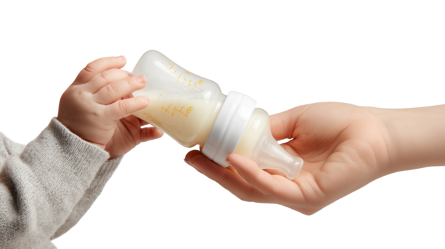 hand feeding formula png baby feeding formula bottle PNG hand feeding tool PNG infant formula feed PNG white background
