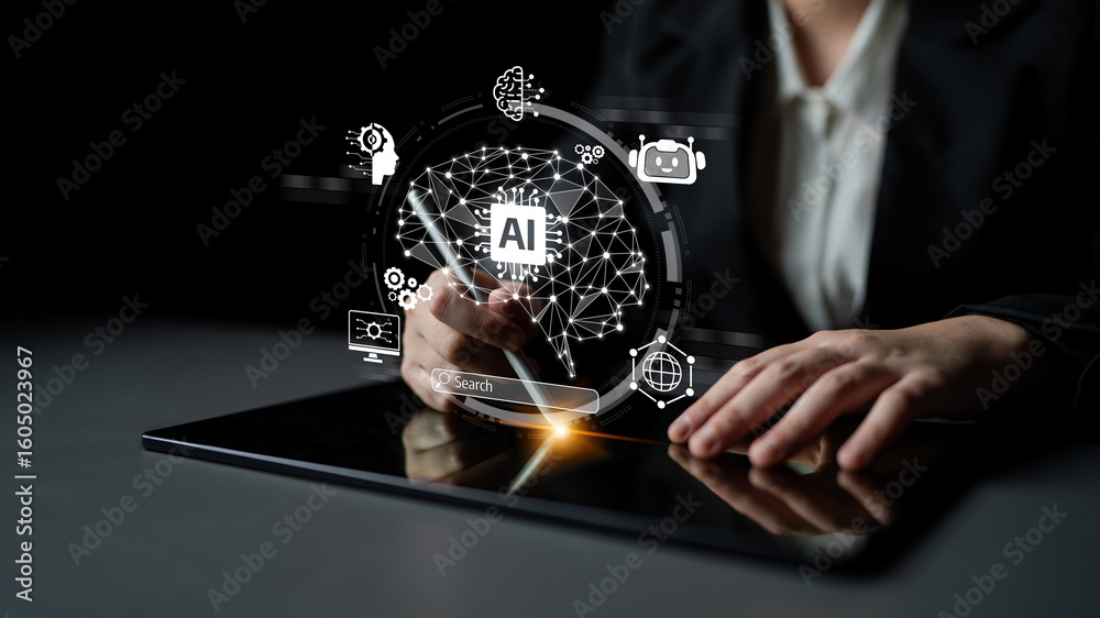 Poster ai assistant with llm, big data, machine learning, and generative ai powers prompt engineering and s