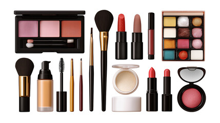 op view makeup kit png cosmetic travel set png beauty makeup case png complete makeup collection png transparent background image