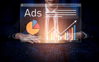 Digital advertising performance highlights advertising, campaign, and analytics for better...