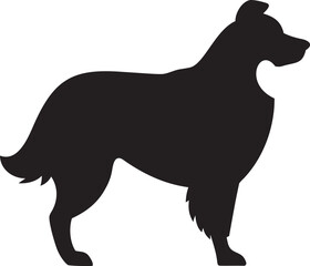 dog silhouette vector