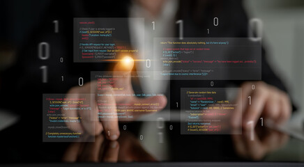 Unsecure and buggy programming code filled with errors and strange logic. Code contains insecure queries, broken validation, weird functions, and programming flaws for demonstration. Latch