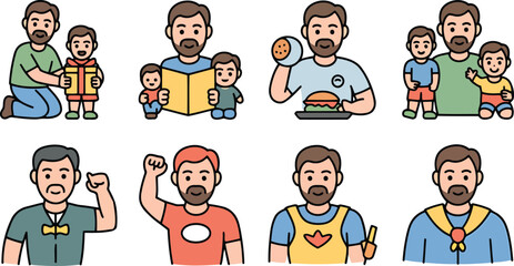 Engaging Father-Son Activities: Gift-Giving, Reading, Playing Ball, and Quality Time Together