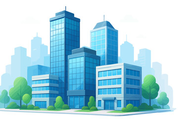 Modern office building in the city center