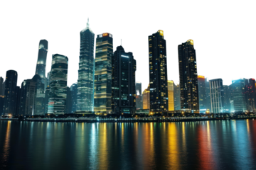 PNG Skyline buildings city architecture cityscape.