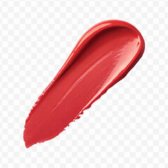  realistic 3d smooth glossy lipstick or paint swatch smear smudge in different color style isolated on white background