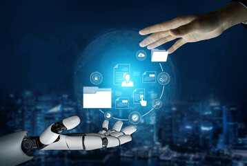 AI supports digital document management with secure file access, user control, and efficient workflow, helping administrators and teams organize and protect digital content Vouch