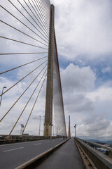 Newly constructed road and sidewalk in Ha Long, Vietnam.