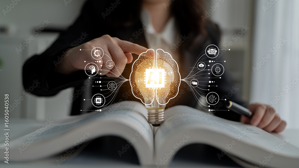 Poster ai assistant with llm, big data, machine learning, and generative ai powers prompt engineering and s