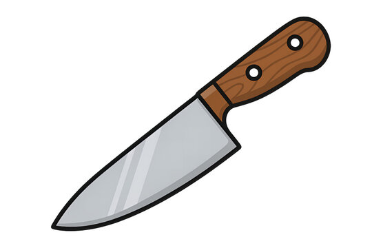 knife isolated on white background