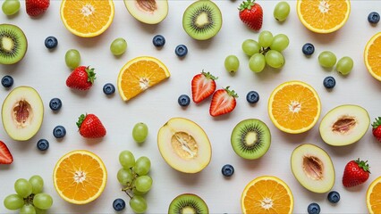 Fruit Medley Flat Lay