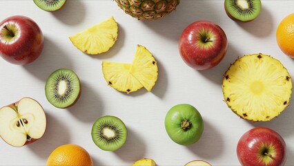 Fruits Flat Lay