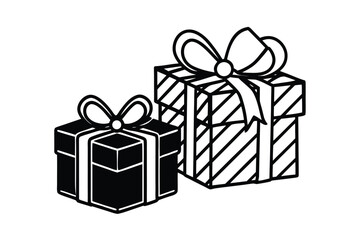 Vintage Style Wrapped Presents