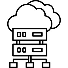 Cloud Server Icon