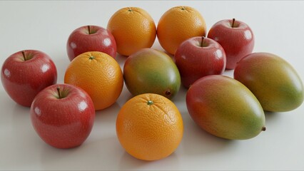 Assorted Fresh Fruit Display