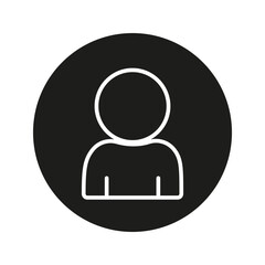 User Profile Avatar Solid Icon. Generic User Representation Silhouette Symbol. Online Identity, Account, And Profile Picture Placeholder. Isolated Vector Illustration
