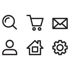 web icon set