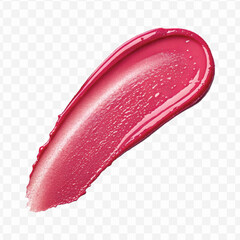  realistic 3d smooth glossy lipstick or paint swatch smear smudge in different color style isolated on white background