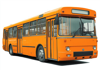 green bus isolated on a transparent background, PNG file for Photoshop design element., bus, transport, london, red, vehicle