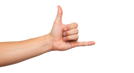 Hand gesture shaka sign hang loose symbol hawaii aloha surfer dude greeting communication body language person