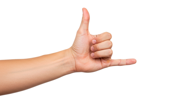 Hand gesture shaka sign hang loose symbol hawaii aloha surfer dude greeting communication body language person - Powered by Adobe