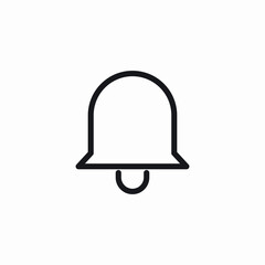bell notification icon sign vector