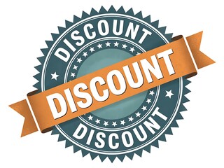 Amazing discount badge perfect for sales announcements and promotional marketing campaigns