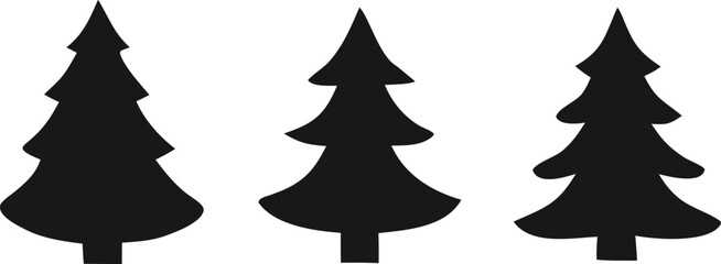 Obraz premium Chrismass tree vector illustration