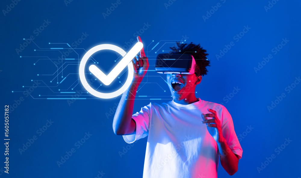 Poster explore the intersection of innovative technology and quality assurance in virtual reality as the us