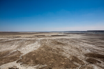 Mangystau desertic landscape, Kazakhstan desolate panorama