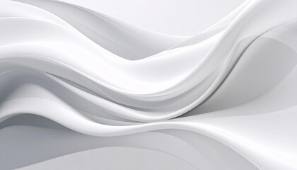 Elegant White Wavy Fabric Texture: Abstract Modern Background
