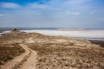 Karyn Zharyk depression view, Mangystau region, Kazakhstan