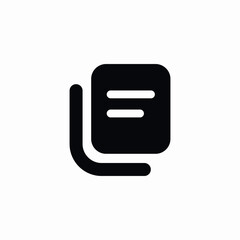 note words icon sign vector