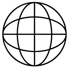 globe icon vector
