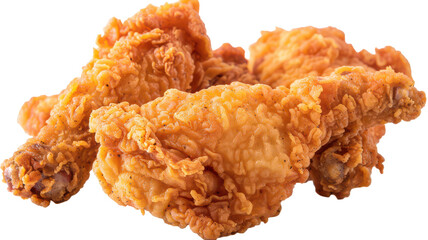  set of spicy wing fried chicken isolated on white background.png
