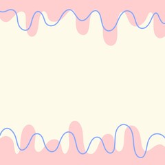 pink background with a frame