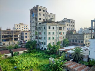 Dhaka bangladesh downtown skyline