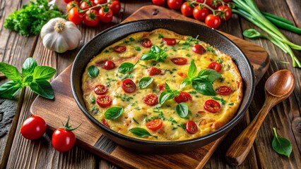 Italian Frittata: Savory, soft bite, with spicy aroma — ideal for slow, sunny mornings.