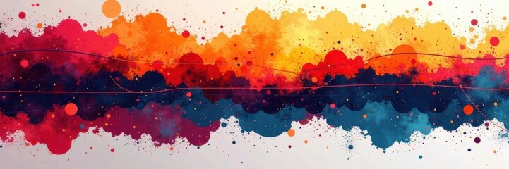 Abstract grunge line art, textured brush strokes, layered underlines, stroke, paint