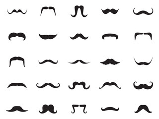set of mustache. collection of mustaches