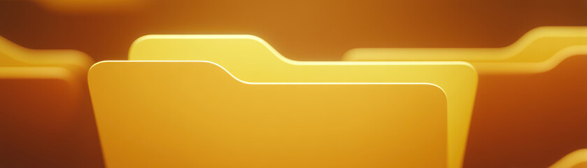 Back to School, Back to school organization with yellow folder file for document storage and office work in education or business environment