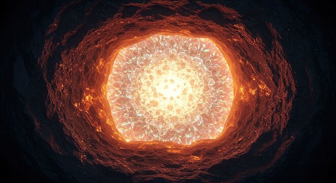 Ethereal woman in a flowing white dress walking barefoot along a misty, serene beach at golden hour.